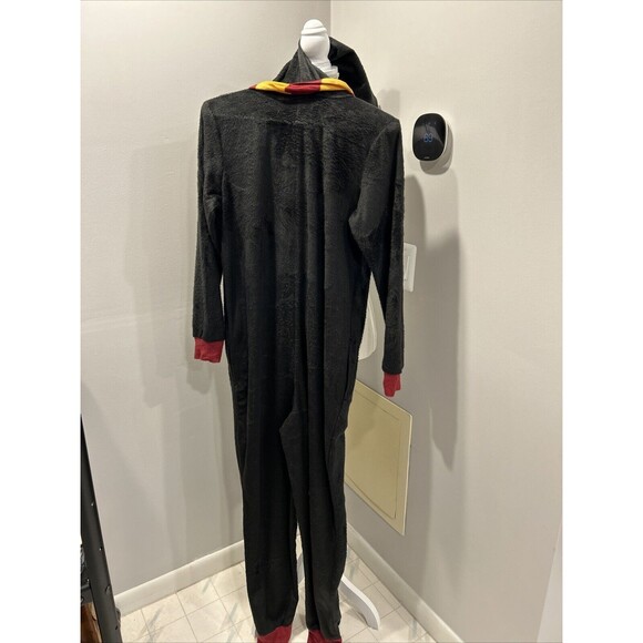 Harry Potter Gryffindor Fleece One Piece Pajamas Costume PJs S 4/6 Halloween - Picture 5 of 6
